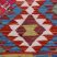 Chobi afgán kézi szövésű gyapjú kilim szőnyeg 151x103cm