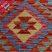 Chobi afgán kézi szövésű gyapjú kilim szőnyeg 144x97cm