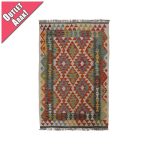  Chobi afgán kézi szövésű gyapjú kilim szőnyeg 154x102cm