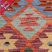Chobi afgán kézi szövésű gyapjú kilim szőnyeg 153x102cm