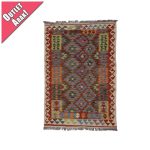   Chobi afgán kézi szövésű gyapjú kilim szőnyeg 151x105cm