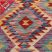 Chobi afgán kézi szövésű gyapjú kilim szőnyeg 151x109cm