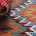 Chobi afgán kézi szövésű gyapjú kilim szőnyeg 152x102cm