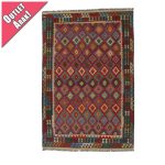  Chobi afgán kézi szövésű gyapjú kilim szőnyeg 201x298cm
