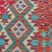 Chobi afgán kézi szövésű gyapjú kilim szőnyeg 206x292cm