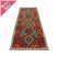 Chobi afgán kézi szövésű gyapjú kilim szőnyeg 83x294cm