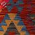 Chobi afgán kézi szövésű gyapjú kilim szőnyeg 83x294cm