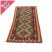 Chobi afgán kézi szövésű gyapjú kilim szőnyeg 68x201cm