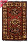   Afgán szőnyeg barna Kargai 59x92 kézi csomózású nappali szőnyeg