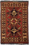   Kargai (Caucasian) kézi csomózású gyapjú perzsa szőnyeg 61x87cm