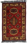   Kargai (Caucasian) kézi csomózású gyapjú perzsa szőnyeg 57x89cm
