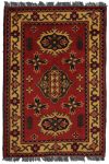   Kargai (Caucasian) kézi csomózású gyapjú perzsa szőnyeg 59x89cm