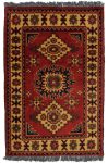   Kargai (Caucasian) kézi csomózású gyapjú perzsa szőnyeg 61x90cm