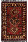   Kargai (Caucasian) kézi csomózású gyapjú perzsa szőnyeg 62x94cm