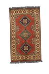   Kargai (Caucasian) kézi csomózású gyapjú perzsa szőnyeg 80x137cm