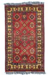   Kargai (Caucasian) kézi csomózású gyapjú perzsa szőnyeg 59x99cm