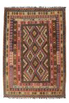   Chobi afgán kézi szövésű gyapjú kilim szőnyeg 208x302cm