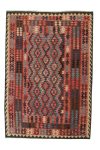   Chobi afgán kézi szövésű gyapjú kilim szőnyeg 204x293cm