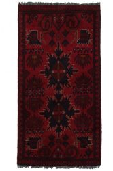 Kargai (Caucasian) kézi csomózású gyapjú perzsa szőnyeg 54x105cm