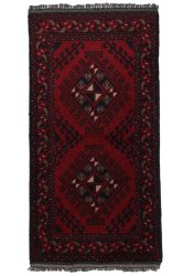 Kargai (Caucasian) kézi csomózású gyapjú perzsa szőnyeg 50x96cm