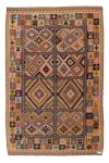   Chobi afgán kézi szövésű gyapjú kilim szőnyeg 209x317cm