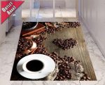 Cuisine Konyhai szőnyeg 77x197cm-szív kávé