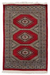 Jaldar kézi csomózású gyapjú perzsa szőnyeg 63x94cm