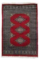 Jaldar kézi csomózású gyapjú perzsa szőnyeg 63x91cm