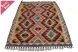 Chobi afgán kézi szövésű gyapjú kilim szőnyeg 88x128cm