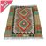 Chobi afgán kézi szövésű gyapjú kilim szőnyeg 85x121cm
