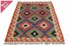 Chobi afgán kézi szövésű gyapjú kilim szőnyeg 89x116cm