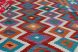 Chobi afgán kézi szövésű gyapjú kilim szőnyeg 203x296cm