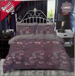    Adelin mályva vintage virágos ágynemű garnitura 6 részes