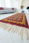 Kézi csomózású perzsa szőnyeg afghan prémium 196x90cm