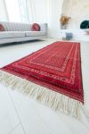   Kézi csomózású perzsa szőnyeg afghan prémium buhara 88x205cm