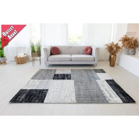 Alya Art 2458 (Black Grey) szőnyeg 160x220cm