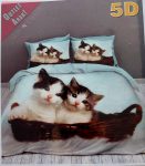 Animals kosaras cicák ágynemű garnitura 7 részes