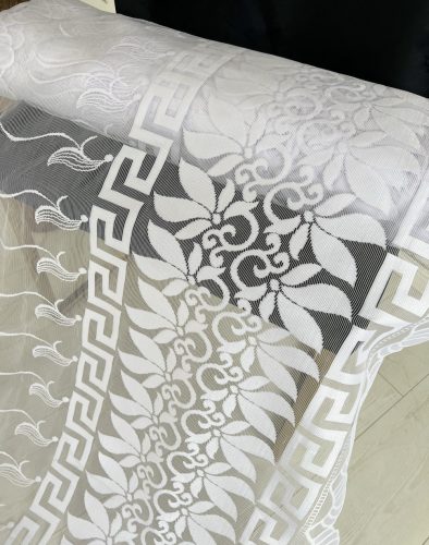   Athen jacquard 80cm magas görög mintás vitrázs függöny