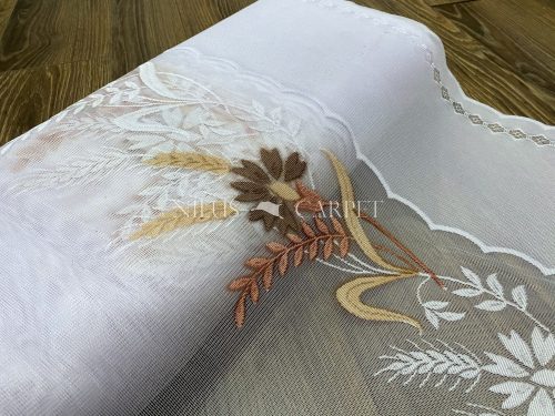 Buza virág Jacquard mintás 120cm magas függöny méterben