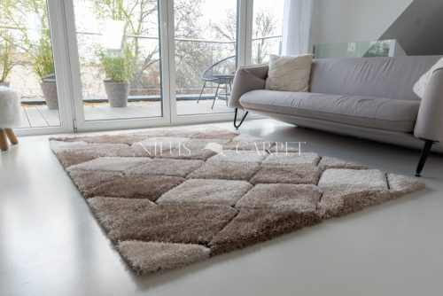 California 3D Luxury 420 Nomad (Vizon-Brown) 5cm Shaggy szőnyeg 200x280cm Vizon-Barna