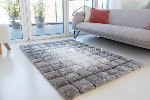 California 3D Luxury 316 (Gray) 5cm Shaggy futószőnyeg 60x220cm Szürke