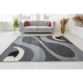 Charizma 8246 gray (szürke) pipás szőnyeg 200x290cm