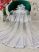    Charlotte fehér hímzett szírom leveles kész függöny 300x170cm