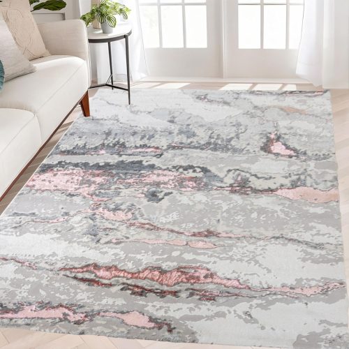 Cleopatra Luxury 8435 (Grey-Pink) szőnyeg 240x330cm Szürke-Rózsaszín