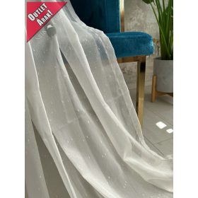   Crystal luxury kész függöny new hópehelyhes KRÉM 500x260cm
