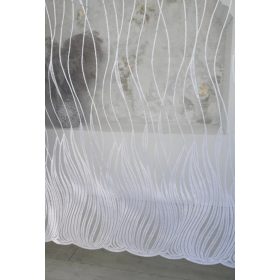     Dalí Modern hullámos készre varrt függöny fehér 200x180cm