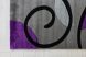 Azaria Art 1200 (Purple-D.Gray) szőnyeg 160x220cm Lila-Szürke