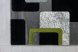 Azaria Art 1201 (Green-D.Gray) szőnyeg 3db-os 80x szett Zöld-Szürke 
