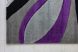 Azaria Art 1202 (Purple-D.Gray) szőnyeg 3db-os 60x szett Lila-Szürke 