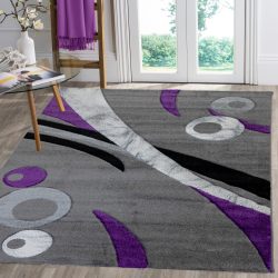 Azaria Art 1205 (Purple-D.Gray) szőnyeg 60x110cm Lila-Szürke